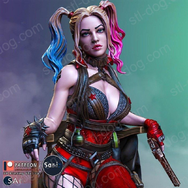 DC 哈利·奎因(Harley Quinn)3D打印图纸